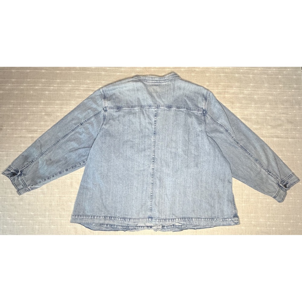 Catherines Liz & Me Denim Casual Jacket Plus Size 4X (30/ 32W) - Picture 2 of 6